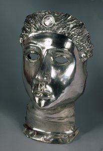 Masque en argent, romain, 1ère moitié du 3ème siècle après J.-C. (argent)